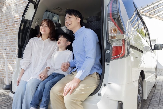 家族と車